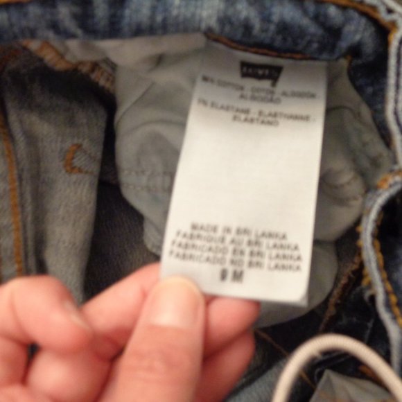 Levi's 518 Juniors Superlow Bootcut Jeans size 9 M - Picture 11 of 11